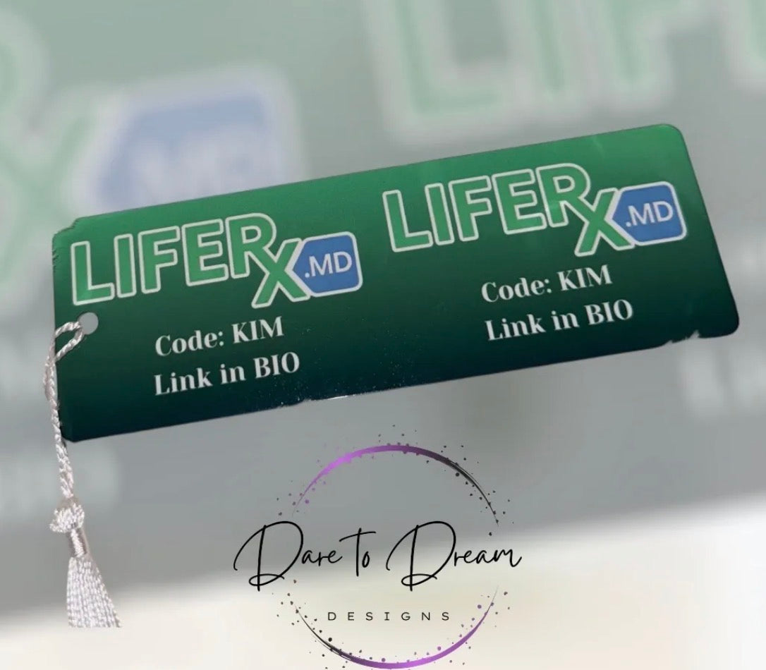 LifeRX MD Tassel Bookmark