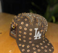 “Golden Luxe Crystal Crown Cap”