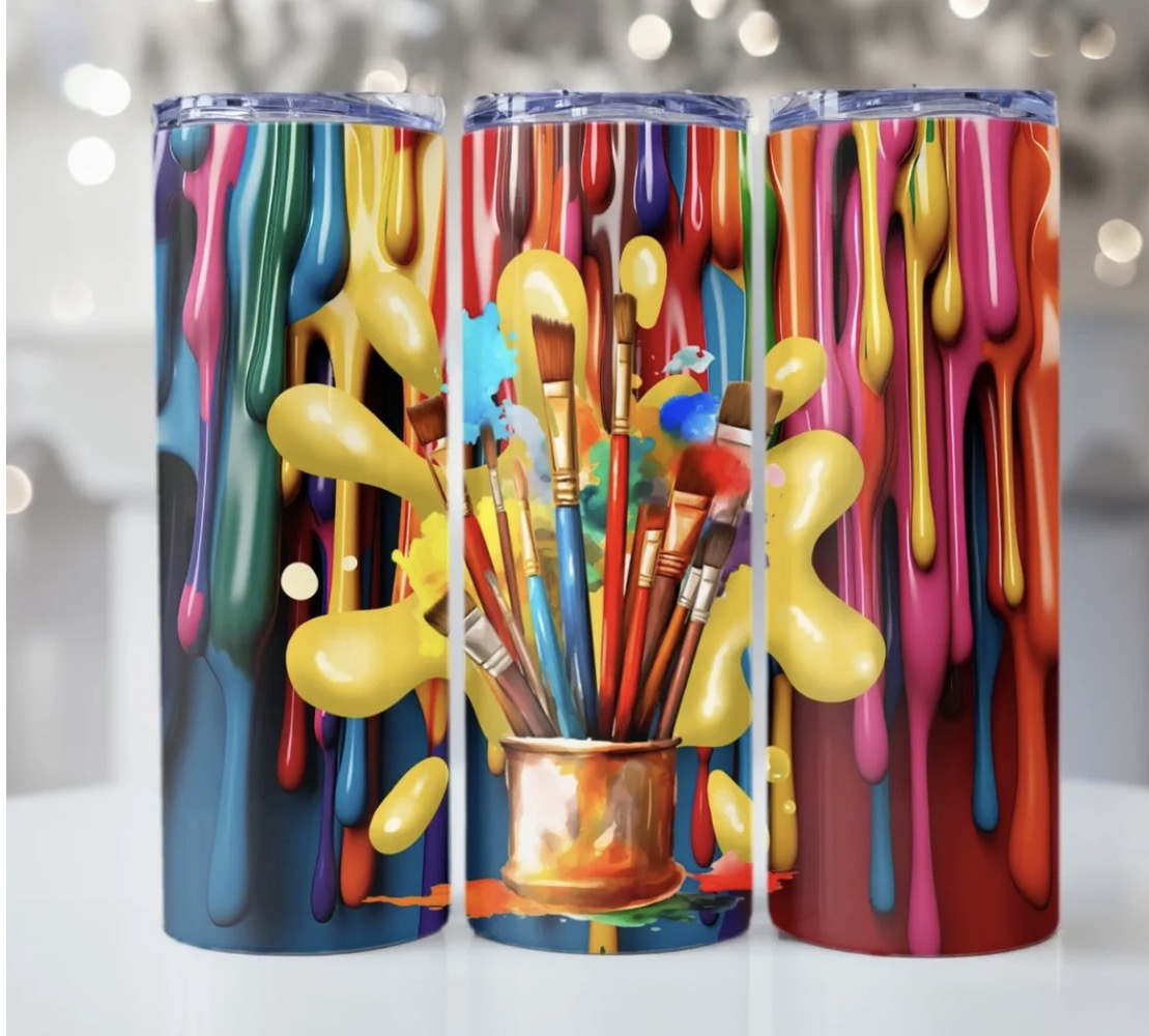 20oz 3D Dripping Paint